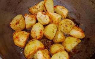 Картошка с мясом в казане