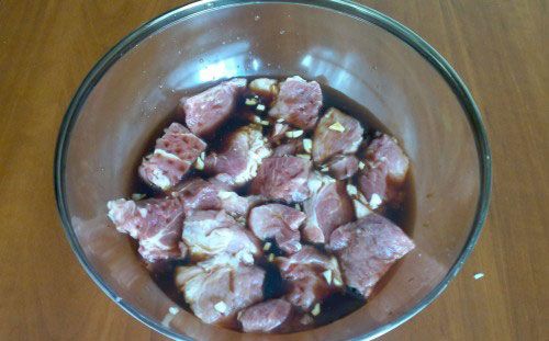 Мясо в маринаде