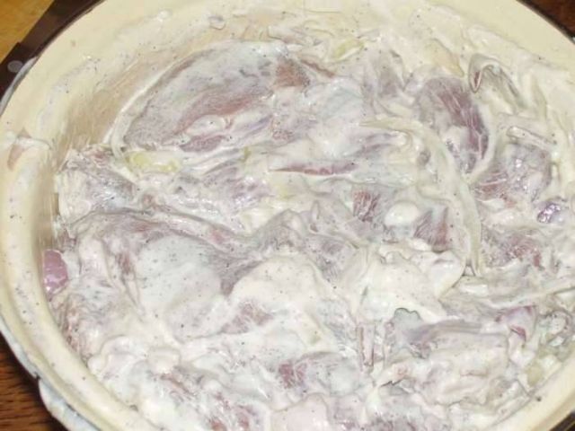 Кефирный маринад для шашлыка